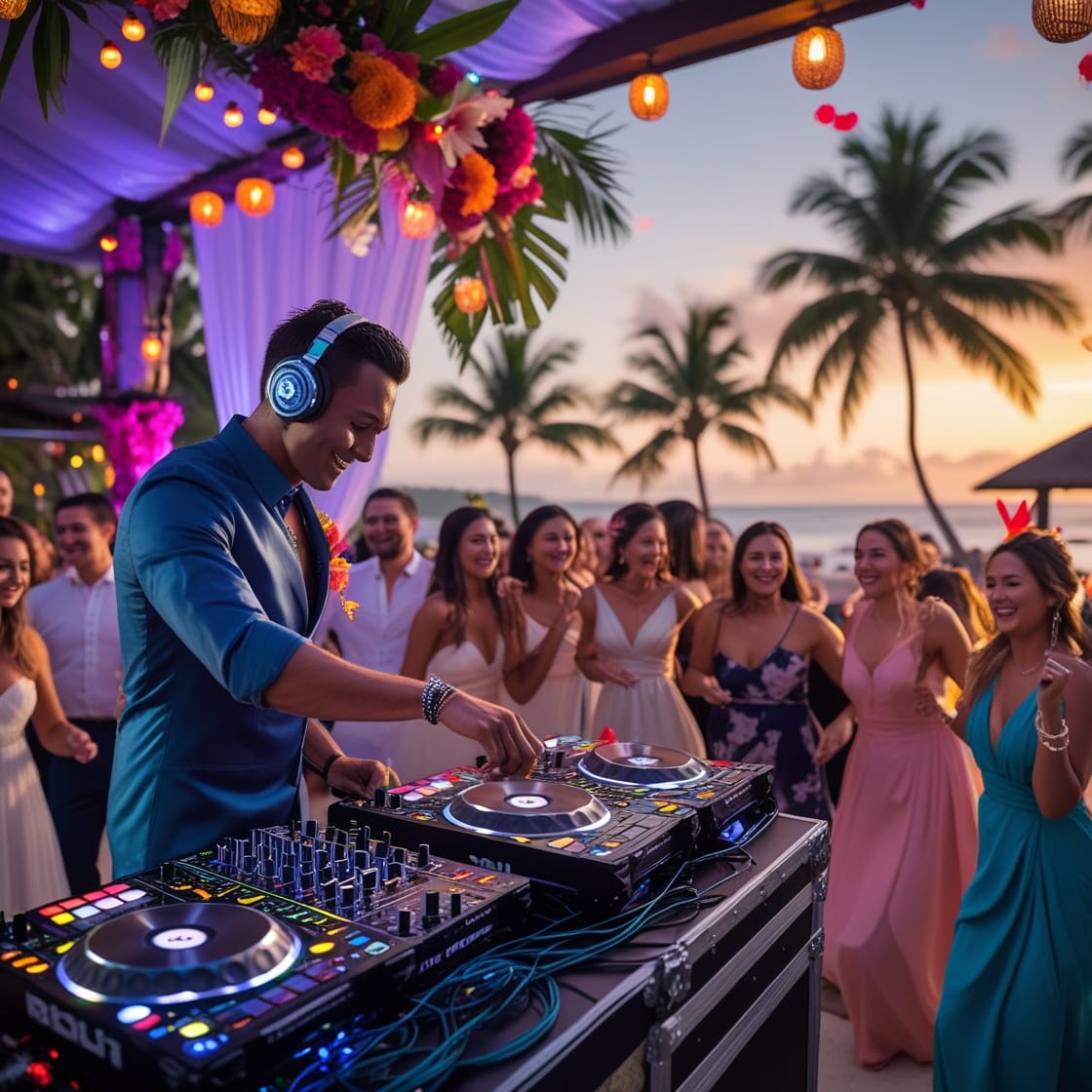 Leonardo_Phoenix_10_A_lively_wedding_party_in_Bali_with_a_prof_0